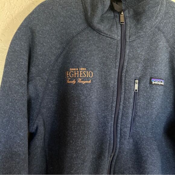 Patagonia Men's‎ Better Sweater Fleece Jacket New Navy Blue Size Large - Picture 10 of 11